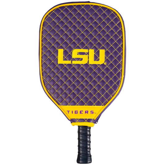LSU Tigers Premium Quilted Pickleball Paddle Cover