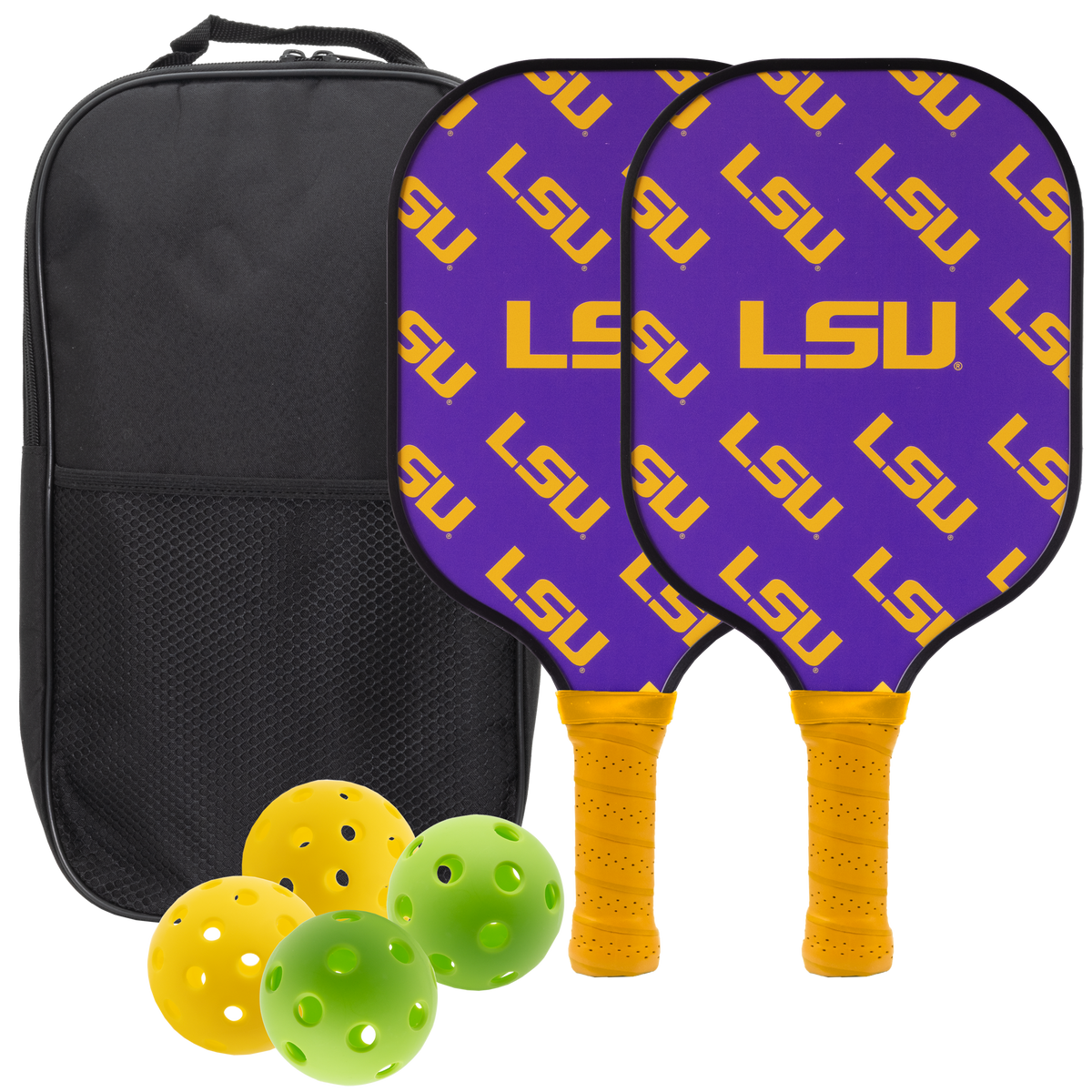 Lsu Tigers Pickleball Paddle Set