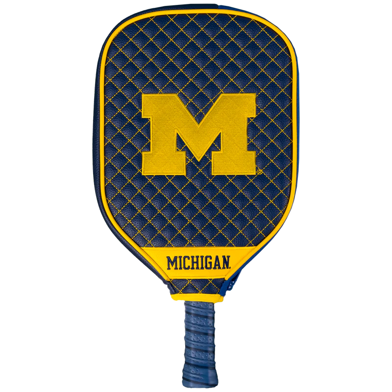 Michigan Wolverines Premium Quilted Pickleball Paddle Cover