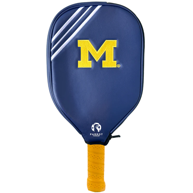 Michigan Wolverines Embroidered Pickleball Paddle Cover