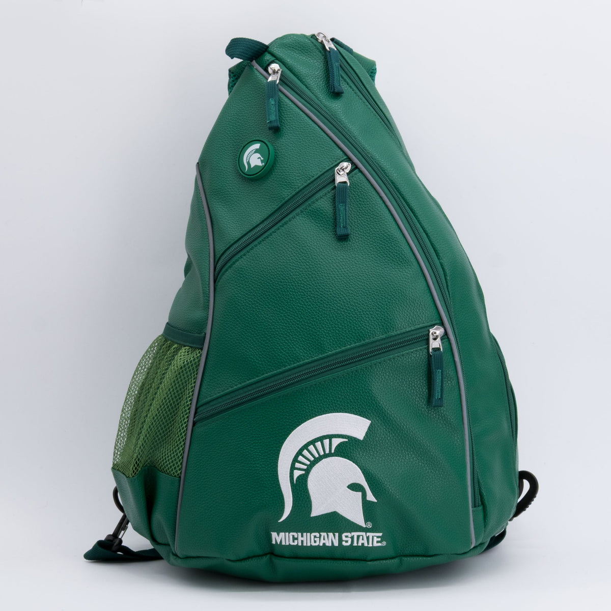 Michigan State Spartans PU Leather Backpack