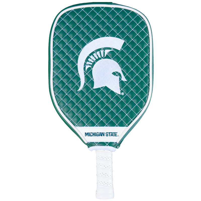 Michigan State Spartans Premium Quilted Pickleball Paddle Cover