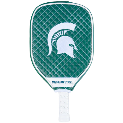 Michigan State Spartans Premium Quilted Pickleball Paddle Cover
