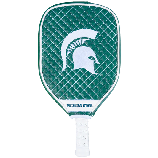 Michigan State Spartans Premium Quilted Pickleball Paddle Cover