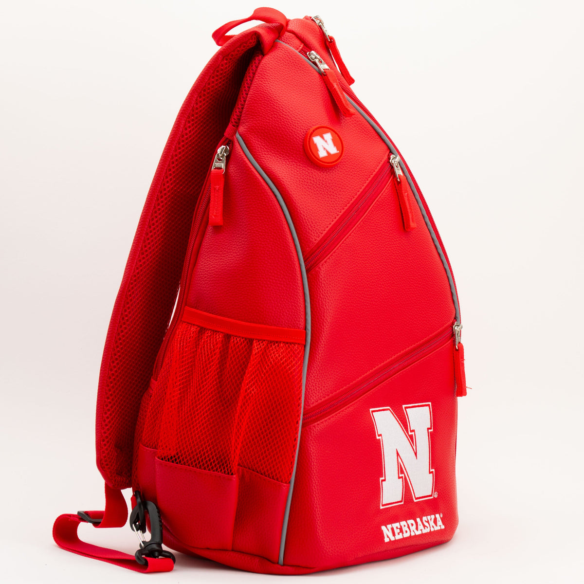 Nebraska Cornhuskers PU Leather Backpack