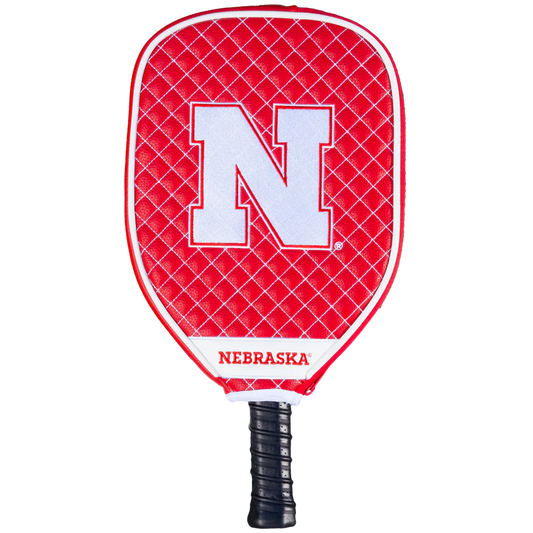 Nebraska Cornhuskers Premium Quilted Pickleball Paddle Cover