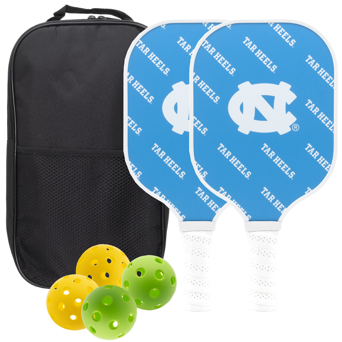 North Carolina Tar Heels Pickleball Paddle Set
