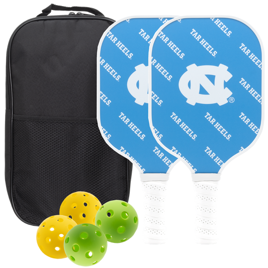 North Carolina Tar Heels Pickleball Paddle Set