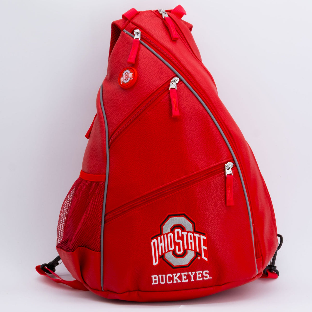Ohio State Buckeyes PU Leather Backpack