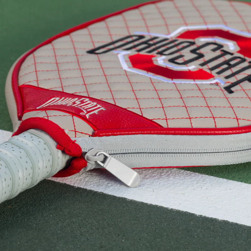 Ohio State Buckeyes Premium Quilted Pickleball Paddle Cover