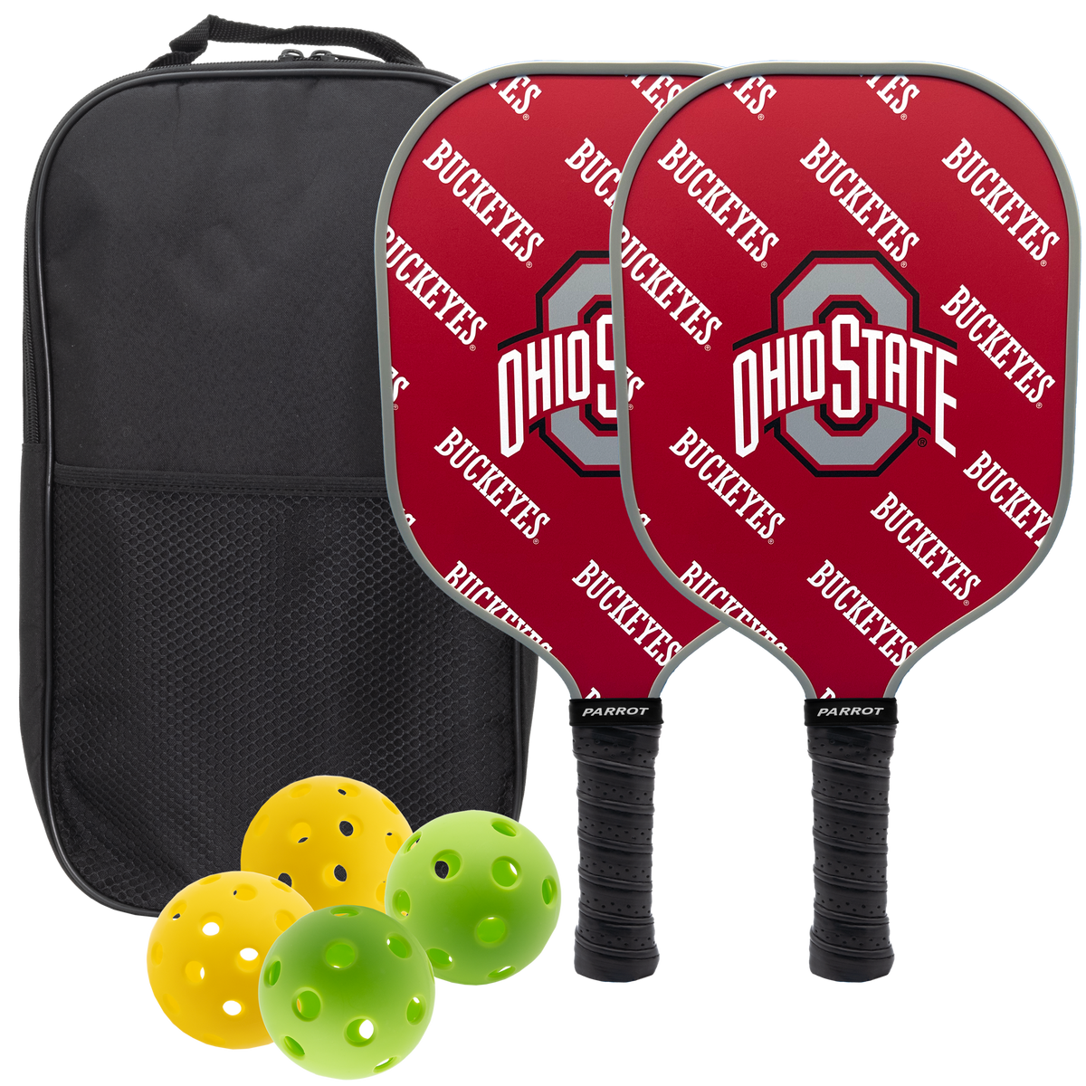 Ohio State Buckeyes Pickleball Paddle Set
