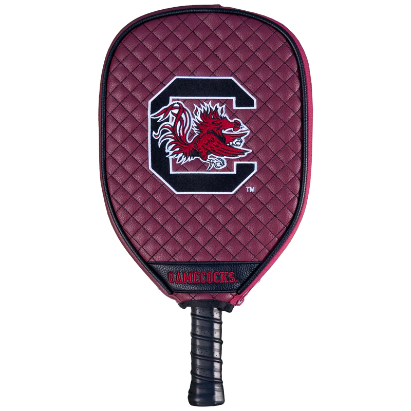 South Carolina Gamecocks Premium Quilted Pickleball Paddle Cover