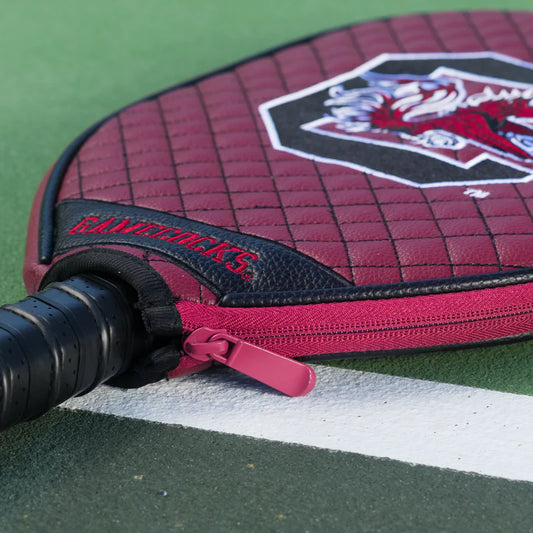 South Carolina Gamecocks Premium Quilted Pickleball Paddle Cover
