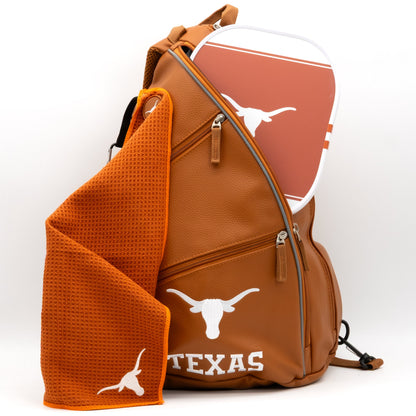 Texas Longhorns PU Leather Backpack