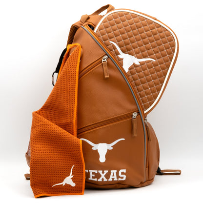 Texas Longhorns PU Leather Backpack