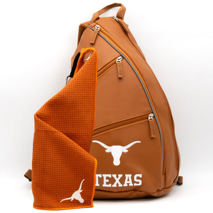 Texas Longhorns PU Leather Backpack