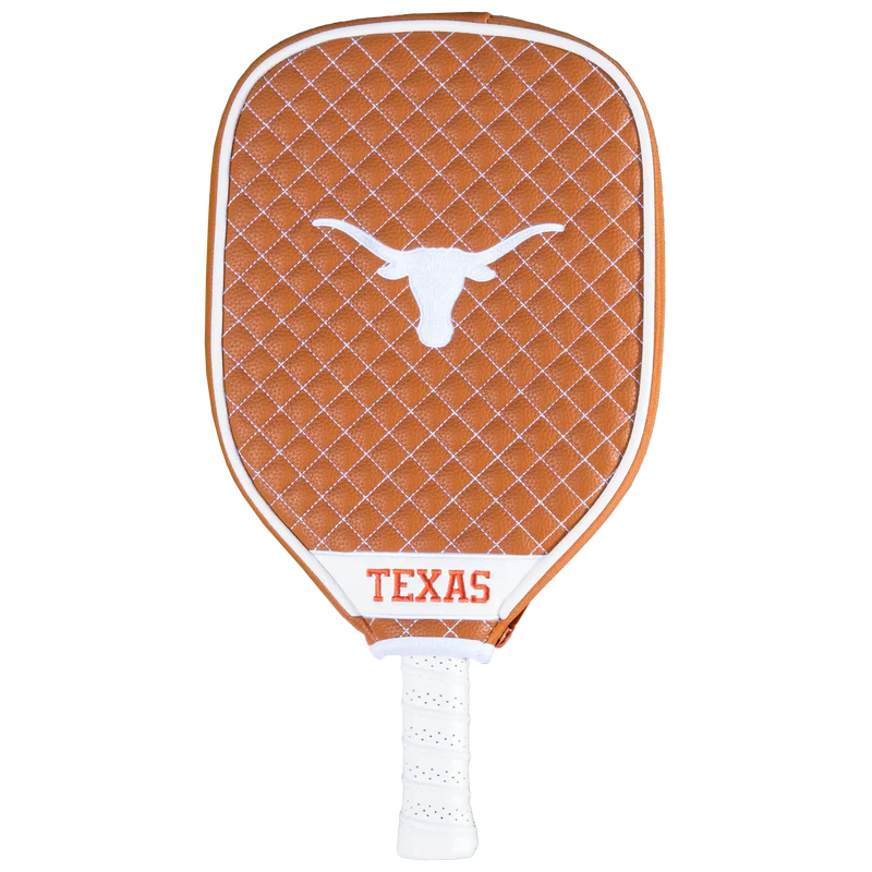 Texas Longhorns Premium Quilted Pickleball Paddle Cover