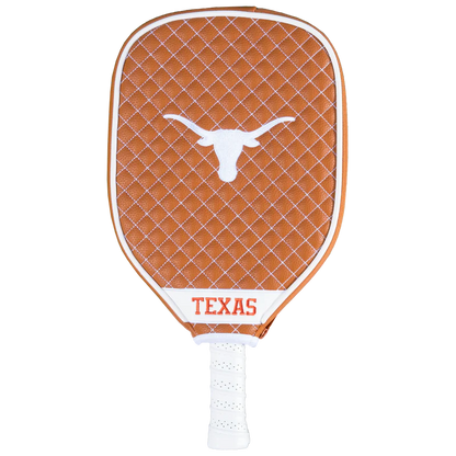 Texas Longhorns Premium Quilted Pickleball Paddle Cover