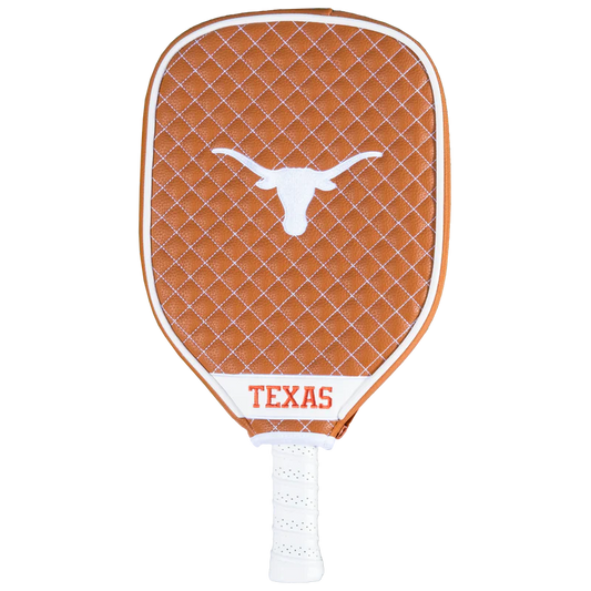 Texas Longhorns Premium Quilted Pickleball Paddle Cover