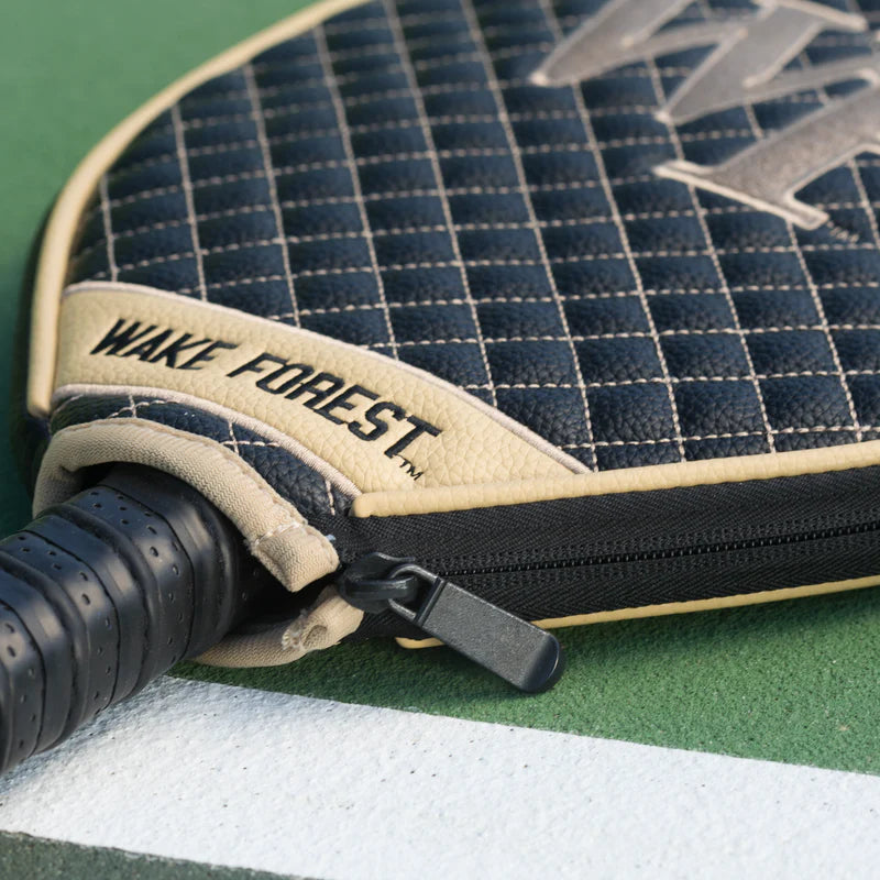 Wake Forest Demon Deacons Premium Quilted Pickleball Paddle Cover