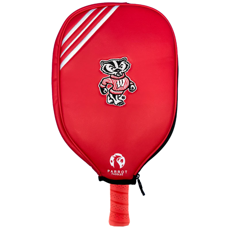 Wisconsin Badgers Embroidered Pickleball Paddle Cover