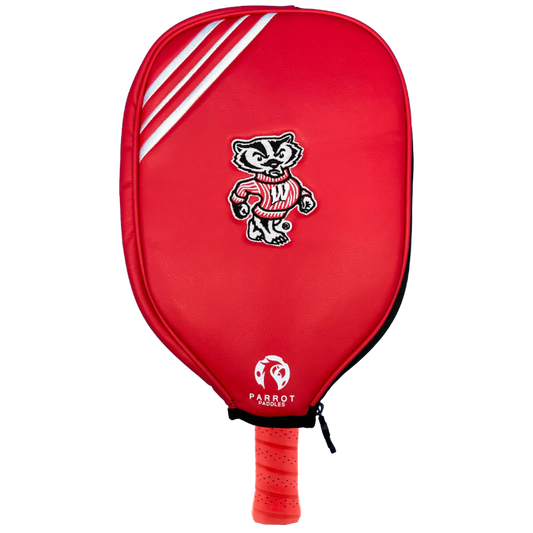 Wisconsin Badgers Embroidered Pickleball Paddle Cover