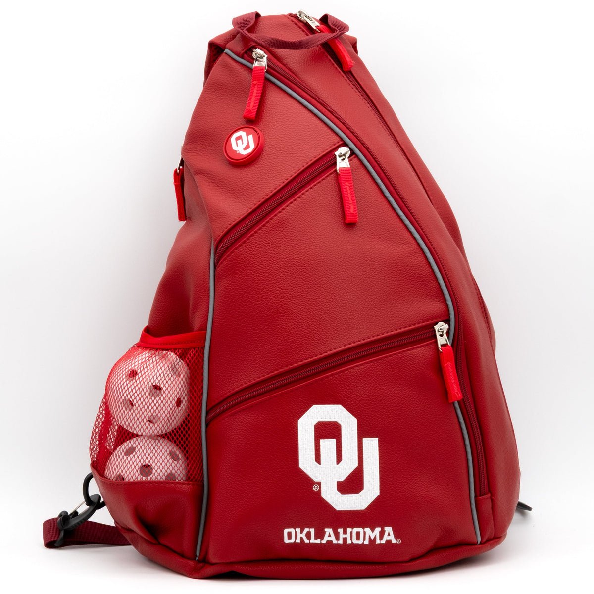 Oklahoma Sooners PU Leather Backpack