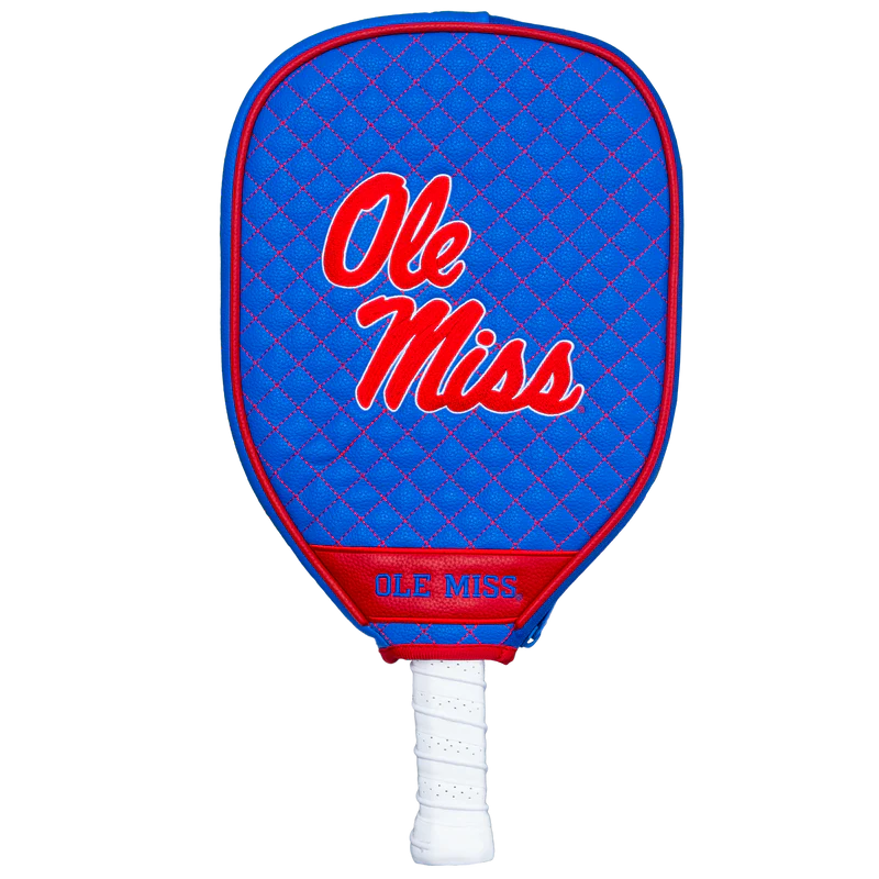 Ole Miss Rebels Premium Quilted Pickleball Paddle Cover