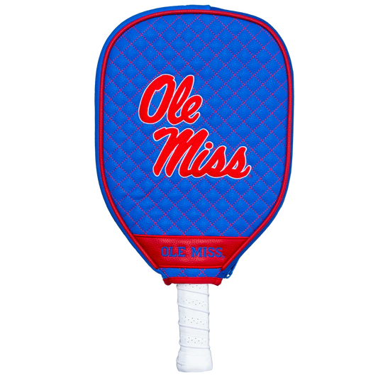 Ole Miss Rebels Premium Quilted Pickleball Paddle Cover