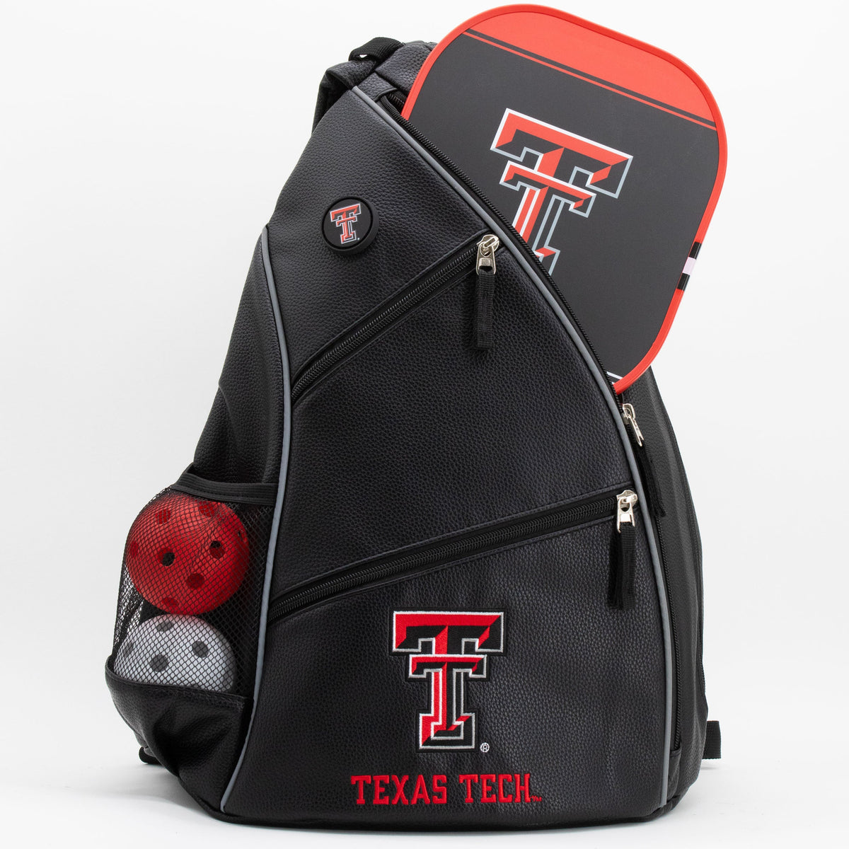 Texas Tech Red Raiders PU Leather Backpack