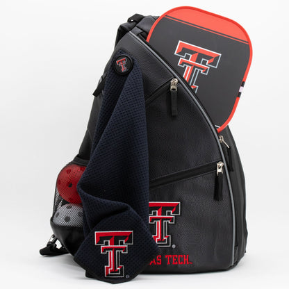 Texas Tech Red Raiders PU Leather Backpack