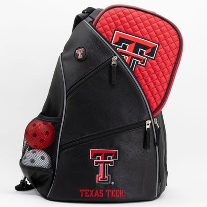 Texas Tech Red Raiders PU Leather Backpack