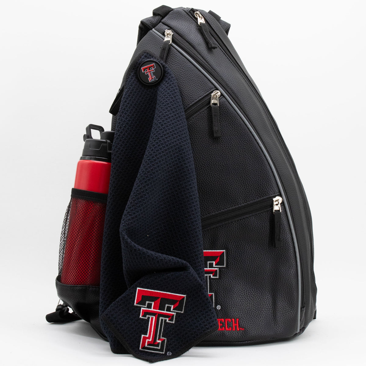 Texas Tech Red Raiders PU Leather Backpack