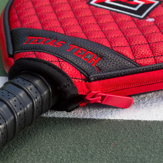 Texas Tech Red Raiders Premium Quilted Pickleball Paddle Cover