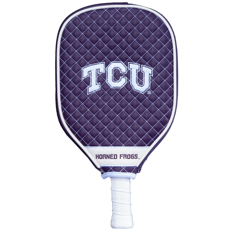 TCU Horned Frogs Premium Quilted Pickleball Paddle Cover