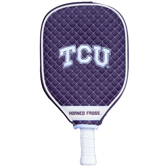 TCU Horned Frogs Premium Quilted Pickleball Paddle Cover