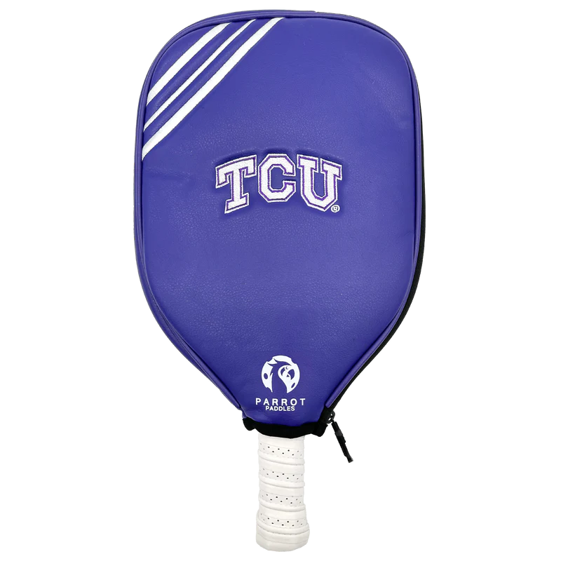TCU Horned Frogs Embroidered Pickleball Paddle Cover