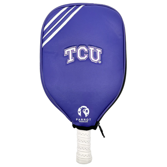 TCU Horned Frogs Embroidered Pickleball Paddle Cover