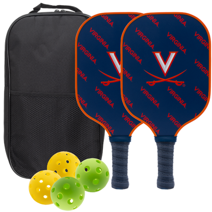 Virginia Cavaliers Pickleball Paddle Set