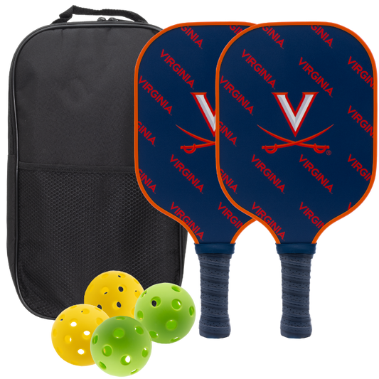 Virginia Cavaliers Pickleball Paddle Set