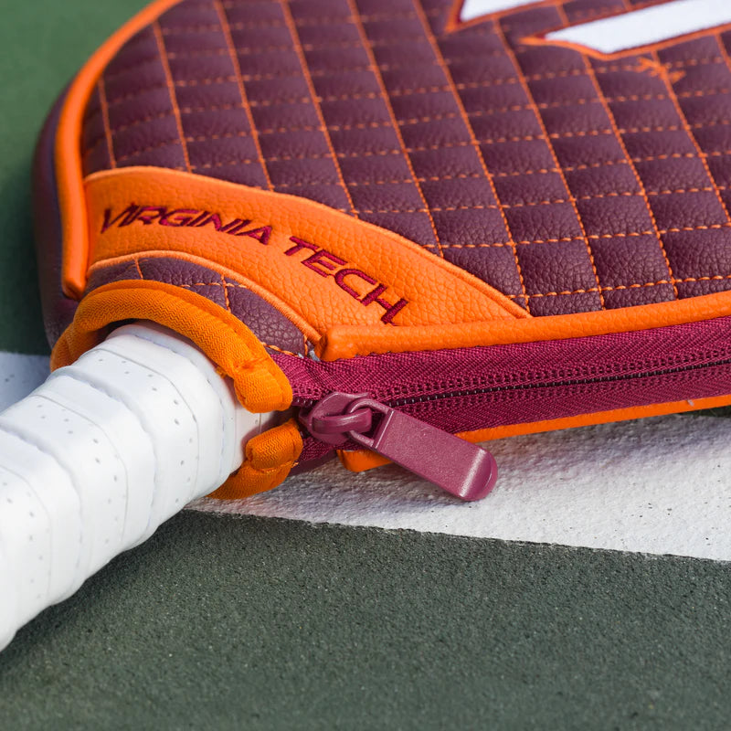 Virginia Tech Hokies Premium Quilted Pickleball Paddle Cover
