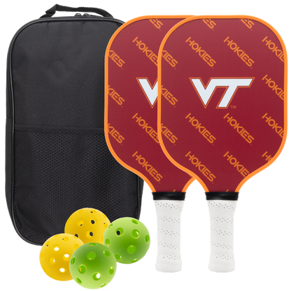 Virginia Tech Hokies Pickleball Paddle Set