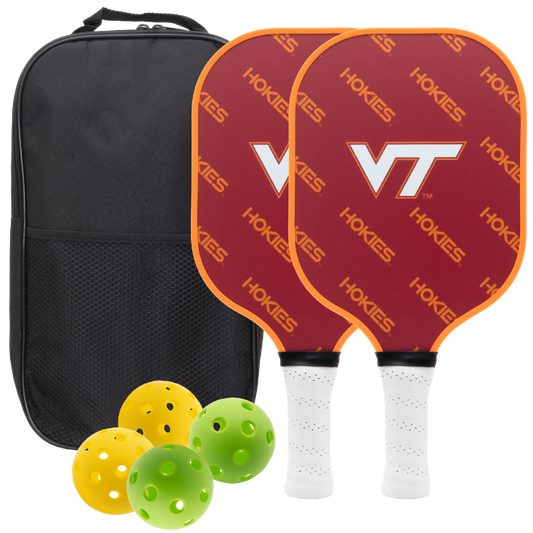 Virginia Tech Hokies Pickleball Paddle Set