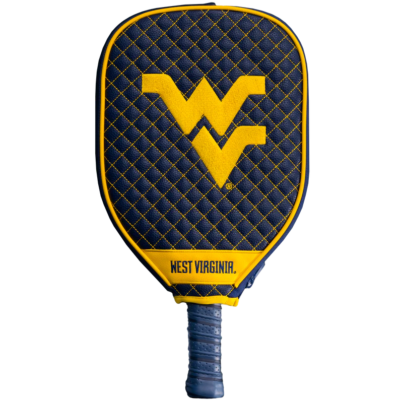 West Virginia Mountaineers Premium Quilted Pickleball Paddle Cover