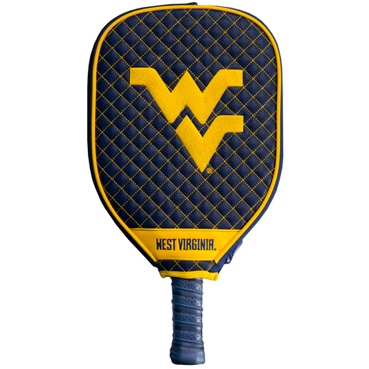West Virginia Mountaineers Premium Quilted Pickleball Paddle Cover