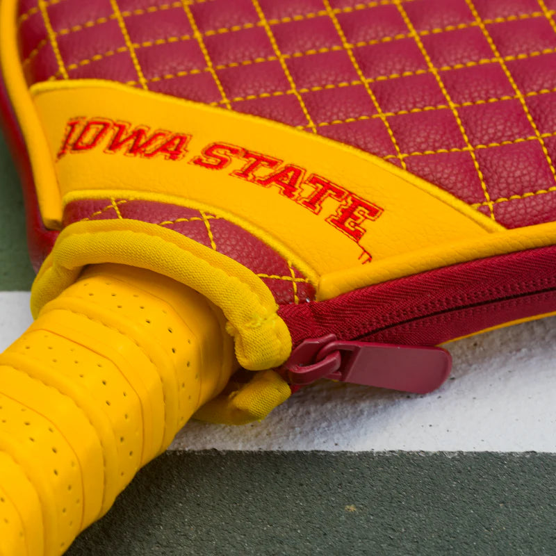 Iowa State Cyclones Premium Quilted Pickleball Paddle Cover