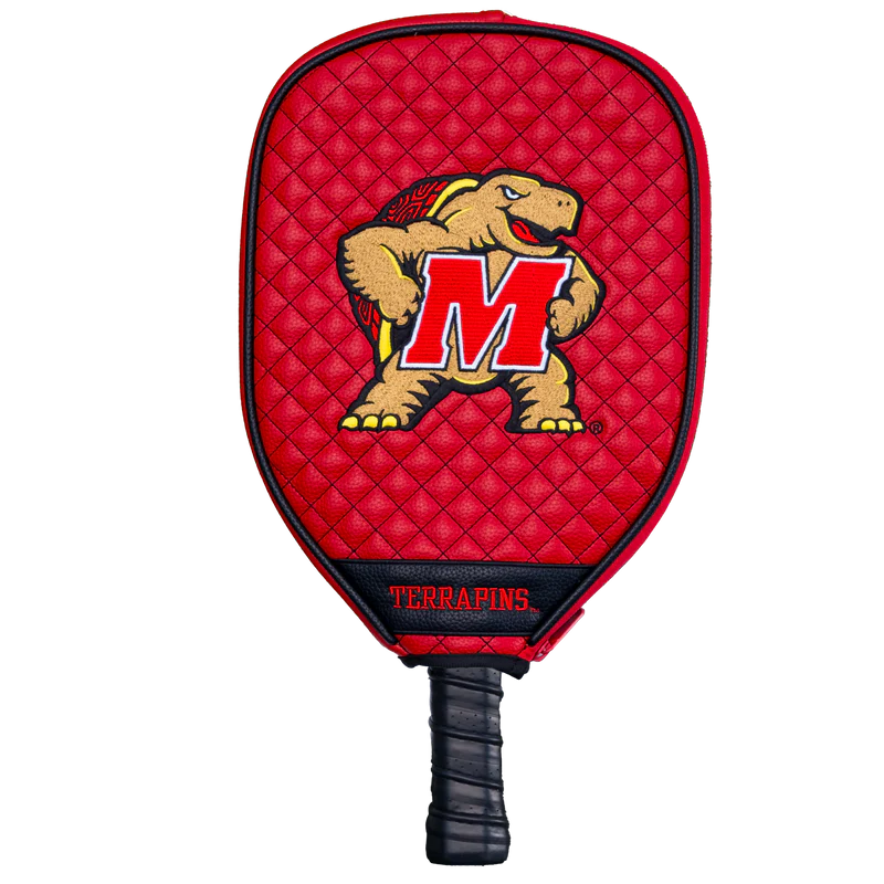 Maryland Terrapins Premium Quilted Pickleball Paddle Cover