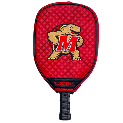 Maryland Terrapins Premium Quilted Pickleball Paddle Cover