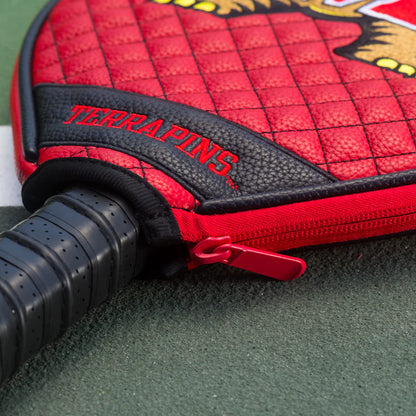 Maryland Terrapins Premium Quilted Pickleball Paddle Cover