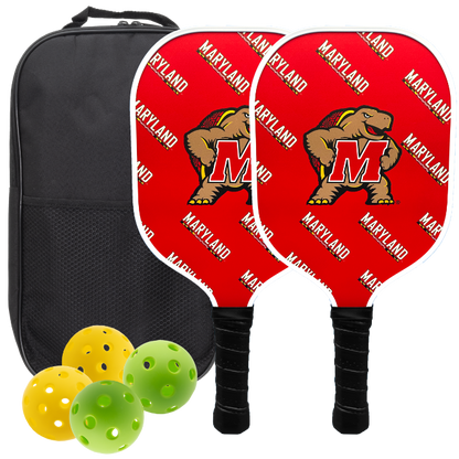 Maryland Terrapins Pickleball Paddle Set